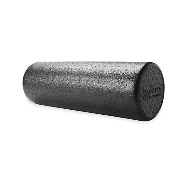 Gaiam Essentials Foam Roller, High Density Firm Deep Tissue Muscle Massager for Back Pain & Sore Muscles
