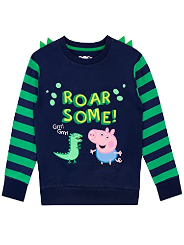 Peppa Pig - Sweat-Shirt - George Pig - Garçon - Bleu - 2-3 Ans