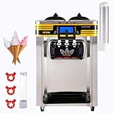 VEVOR Commercial Ice Cream Maker, 22-30L/H Yield, 2350W...