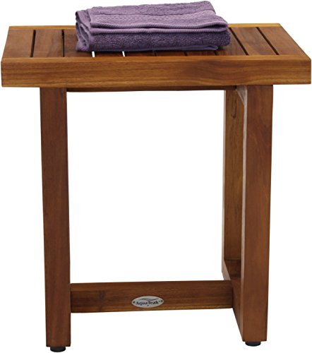 Image of AquaTeak The Original 18 inch Spa Teak Shower Bench
