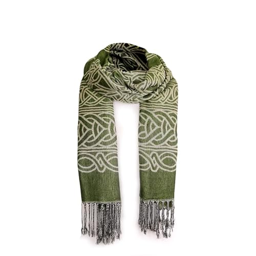 Gaelsong, Frances Celtic Knot Scarf for Women,...