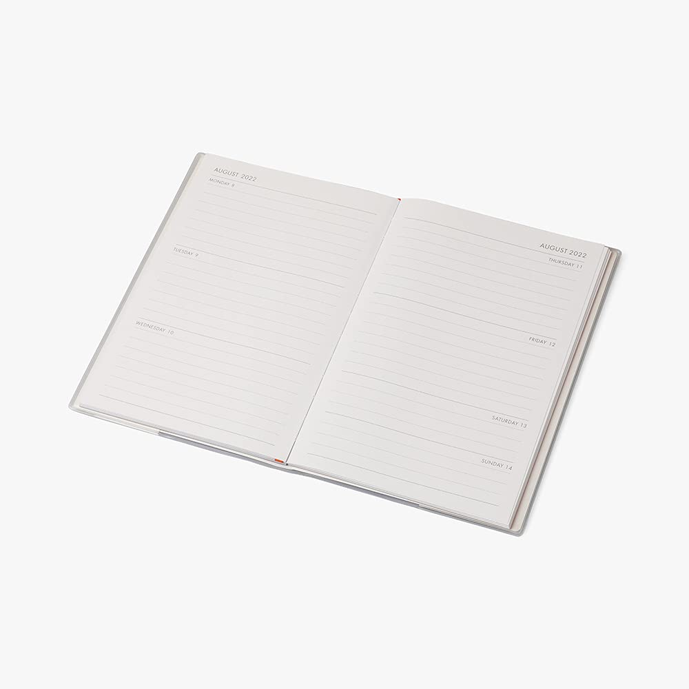 Paperchase Cartolina in vinile A5 WTV Dairy 2022, agenda giornaliera
