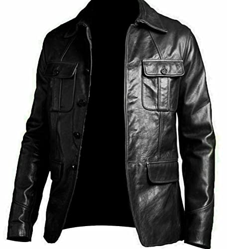 Genuine Suede Leather Biker Jacket, Western Fringe Cowboy Style HANDMADE Jacket Gift For Mens