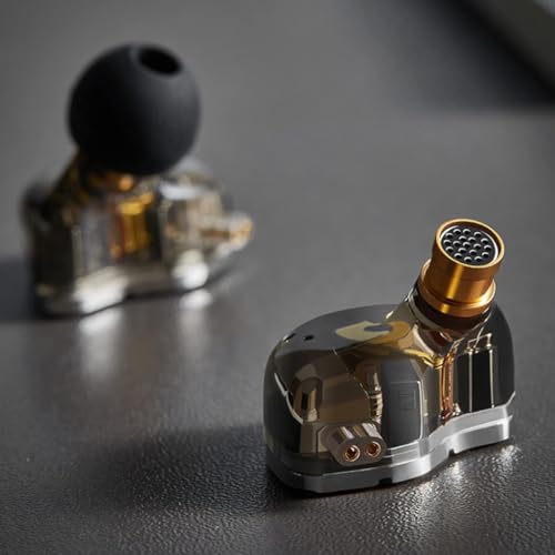 Image of KZ ZS10 Pro in-Ear Monitor Earphone with Hybrid Driver Setup IEM (4 Balanced Armature+1 Dynamic Driver) 2Pin 0.75mm Connector Detachable Cable 3.5mm Gold Plated Plug for Singers, Musician (No Mic)