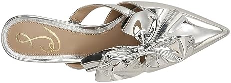 Sam Edelman Women's Veranda Mule, Soft Silver, 8 | Image 1