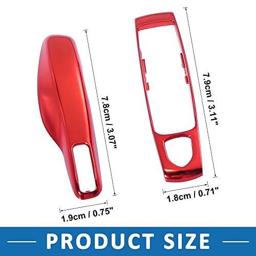 Carcasa para llave Porsche Cayenne en color rojo ABSOPRO 3