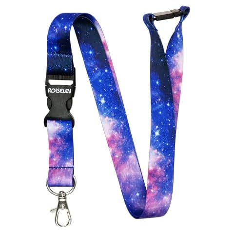 ROLSELEY Starry Sky Lanyard with Clip Cover