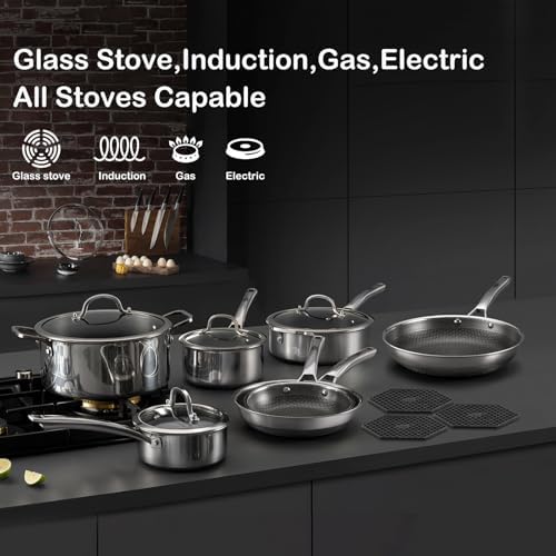 SNOWCLAD Hybrid Stainless Steel Cookware Set - Thumbnail 4