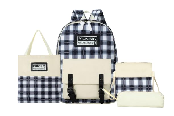 Image of Tinytot 30 Litre Japanese Korean Style School Bag Water-Resistant Laptop & Travel Backpack - Unisex Large 18 Inches Multipurpose Student Backpack for Boys & Girls, Men & Women