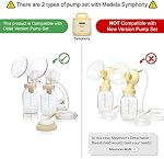 21 mm Pare-lait monopiéque avec/Valve et Membrane pour les pompes à sein Medela; Remplacer Medelea 21 mm Bouclier et connecteur de poitrine à coupe personnelle; fabriqués par Maymom
