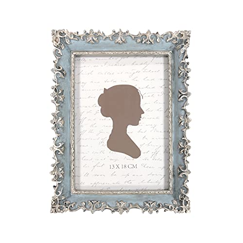 AELS 5x7 Inch Vintage Picture Frame, Elegant Antique Photo Frames with Glass Front, Photo Display, Tabletop Wall Hanging, Gift Ideas, Vine Pattern
