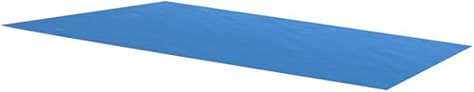 'vidaXL Rectangular Solar Pool Cover, 102 x 63 inches, PE Air Chambers, PVC Material, Increases Temperature, Reduces Evaporation and Use of Chemicals, Easy Installation and Maintenance - Blue