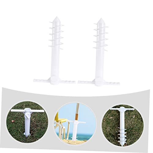 Porte-parapluie de plage robuste support parasol pelouse résistant vent - 6