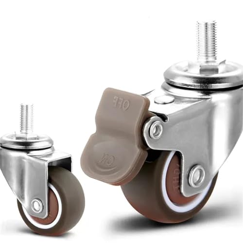 Roues de chaise de bureau pivotantes vis pour fauteuil de jeu