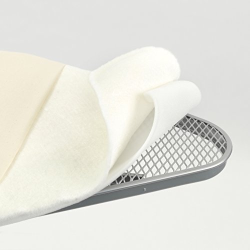 Image of Brabantia 175824 Ironing Board Cover 49 x 15 Inch with Foam Insert (Size B, Standard) - Ecru