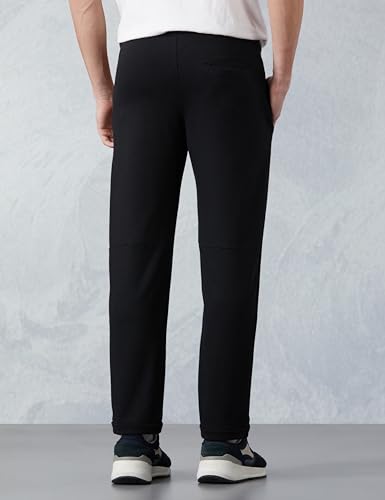 Image of Amazon Brand - Symbol Men Cotton Rich Strechable Terry Knit Pants - Regular Fit