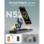 Foldable 3 in 1 Charging Station for Magsafe, Phone and Watch Charger Stand for Apple Devices, Wireless Desk Charger Dock for iPhone 17 16 15 14 13 12 Series, Apple Watch and Airpods - Image 2