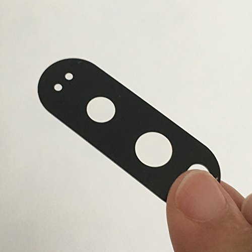 Genko New Back Rear Camera Lens Cover With Adhesive Glue For LG V20 F800L H910 H915 H990 LS997 US996 VS995-Black