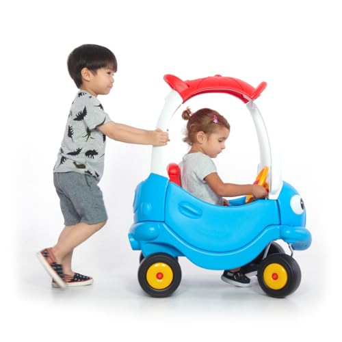 grow39n up mister coupe safe sturdy body 360-degree spinning wheels doors lock and roof handle storage tray ages 15