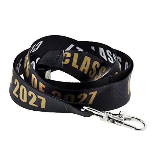Image of PinMart Class of 2025-2030 School Graduation Lanyard ID Name Badge Keychain