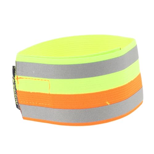 POPETPOP 2Pcs Reflective Wristbands Adjustable Elastic Bands for Night Running Cycling and Outdoor Activities High Visibility Safety Gear for Jogging and Walking