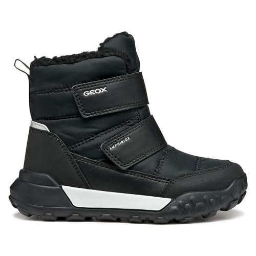 Geox JUNIOR J TREKKYUP BOY B ABX ANKLE BOOTS BLACK 32_EU