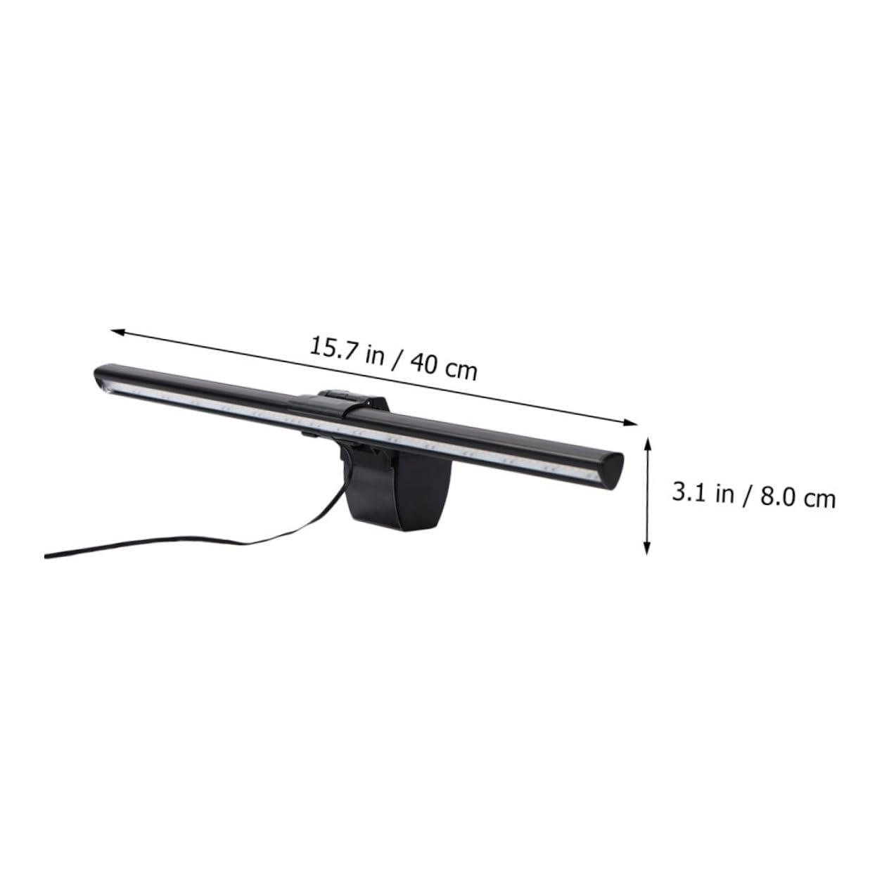 Lurrose Lámpara de Pantalla para Monitor Usb, Luz LED Regulable de 3 Tonos, Aleación de Aluminio, Adecuado para Lectura y Estudio en Escritorio