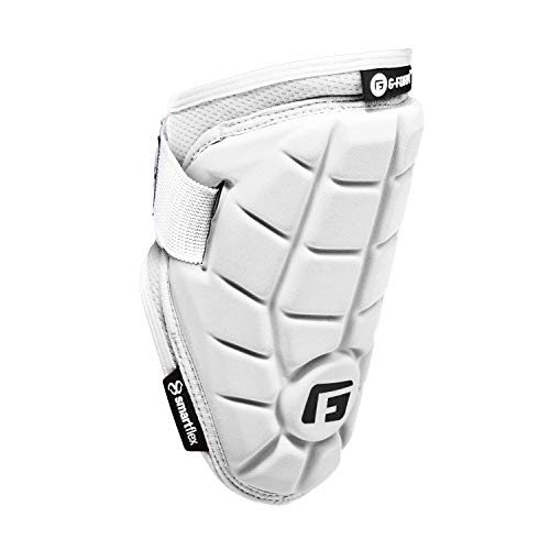 G-Form Elite Speed Batters Baseball Elbow Guard - Elbow Pad with Adjustable Straps - White Adult S/M