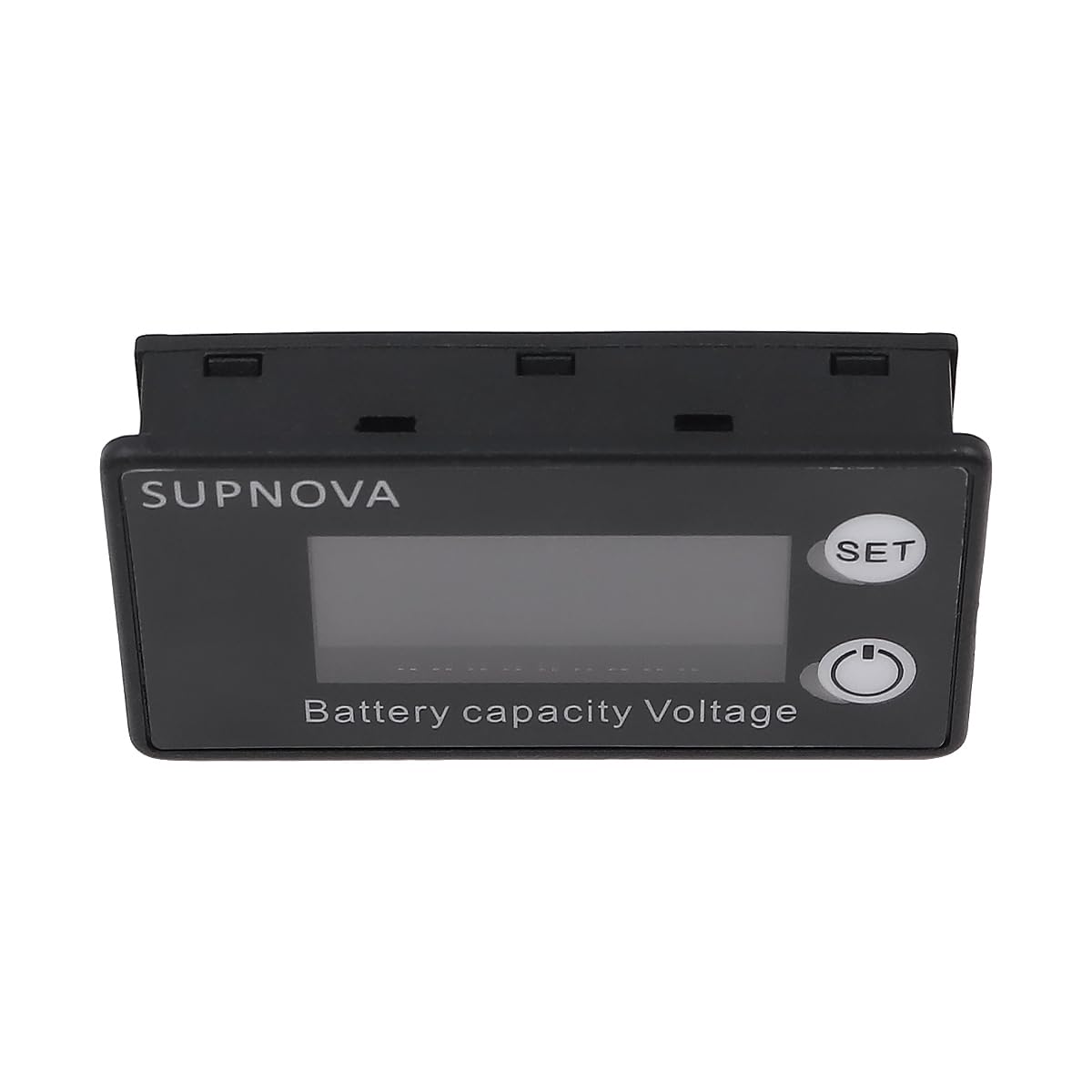 POFET Moniteur de batterie12V 24V 36V 48V 60V 72V 84V 8-100V LCD Capacité de Batterie numérique Testeur de pourcentage de capacité restante avec Alarme sonore et température