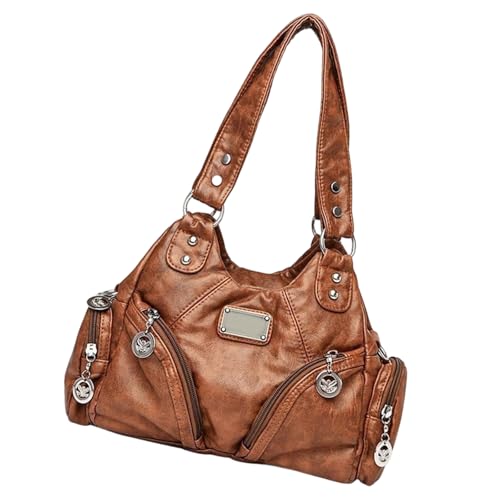 Sac de moto rétro en cuir PU pour femme : l'élégance vintage au quotidien