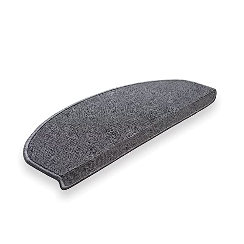 BRIELLE rutschfeste Stufenmatten 65x24 x3,5 cm - Selbstklebende Teppich Treppenstufen -...