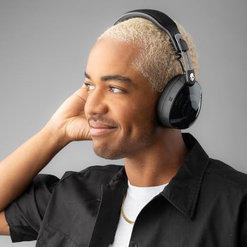 undefined Skullcandy Aviator 900 ANC Wireless Over-Ear Bluetooth Headphones, THX Spatial Audio with Head Tracking, Adaptive Noise Cancelling, Up to 60 Hours Battery, Microphone for iPhone Android - True Black の商品画像 7