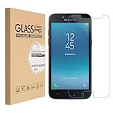 ENGFYADSY Screen Protector for Samsung Galaxy J2 Pro (2018) Tempered Glass Protective Film HD 9H Hardness Case Friendly Easy Installation Anti Scratch Bubble Free(2 pcs)