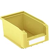 Bito 2-1446 Sichtlagerkästen SK1610, Behälter, Inhaltsbelastung 2 kg, Stück/VE 40, Plastik, gelb, 52 x 81 x 41 cm