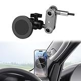 Cartist トヨタ ハイエース 200系 スマホホルダー HIACE スマホスタンド 携帯ホルダー マグネット式 アシストグリップ固定 車載ホルダー 360度回転 落下防止 2004年~ コンパクト 縦横向き可 パーツ 内装 アクセサリー 取付簡単