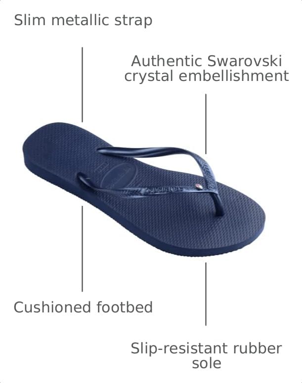 Image of Havaianas Women's Slim Square Luxury Sandals