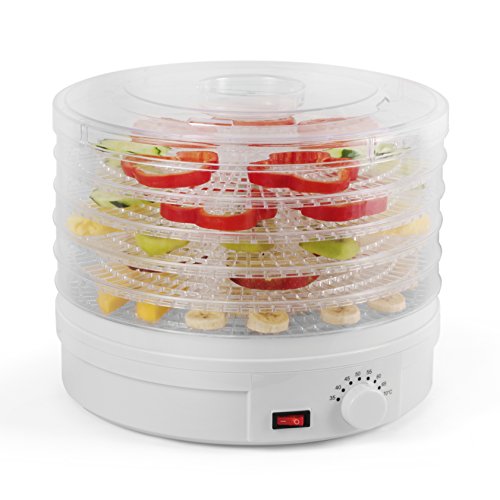 Westinghouse Food Dehydrator, Beef Jerky Maker, Food Preservation Device, Food Dehydration Machine, Dried Fruits and Vegetables Maker, Countertop Small Kitchen Appliance, WFD101W, White