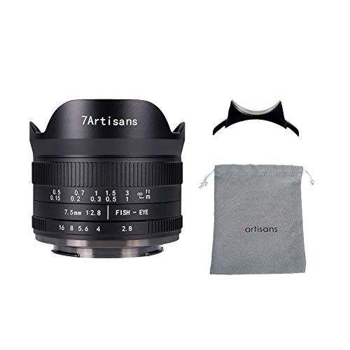 Amazon.co.jp: 7artisans 7.5mm F2.8第2世代魚眼レンズAPS-C