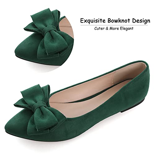Image of Dear Time Women's Ballet Flats Dress Ballet Shoes Slip on for Office Work Comfortable Shoes
