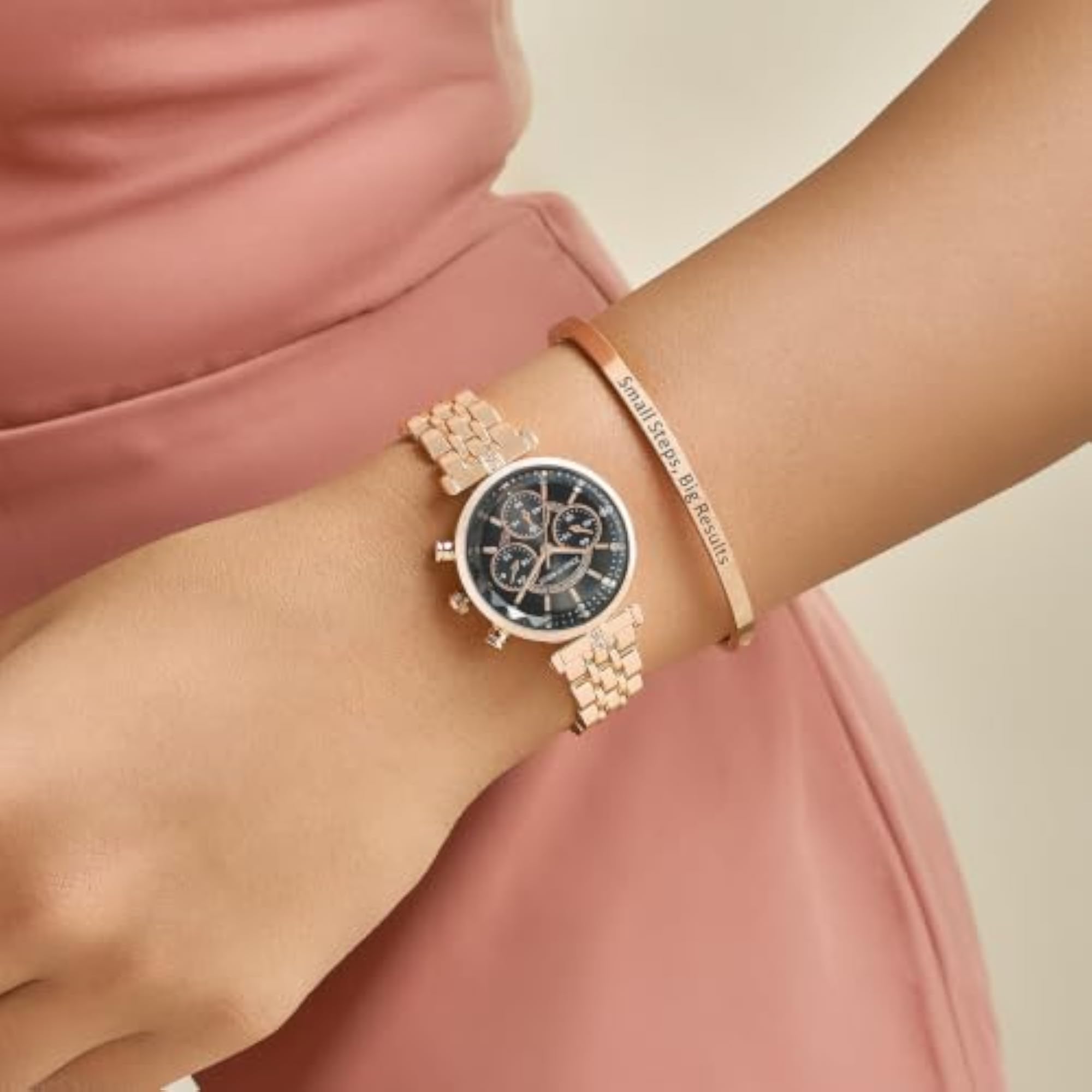 Rosalite Watch Bracelet Stack, Stylish Accessory
