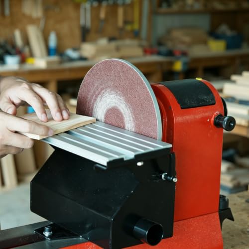 Image of Lathe Mounted Disc Sander for 14 inch and 16 inch Woodtuning Lathe with Thread 1 inchX8TPI, Sanding Accessory, 9 inch Disc Sander.