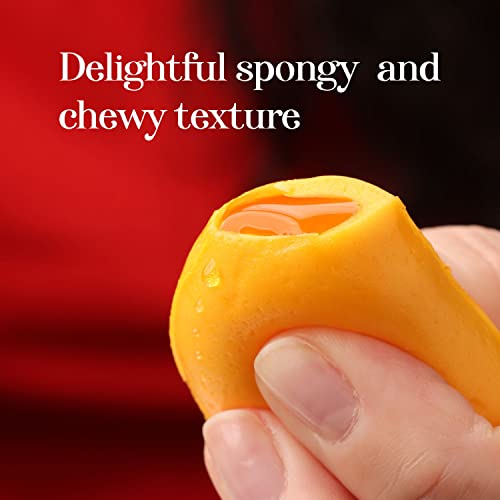 Gummy Candy - Large Jelly Filled Gummies - Mango Candy Filled With Mango Jam - 10 Pcs Individually Wrapped Chewy Candy - 1.18 Inches Big Fun Kids Candies #TOP2