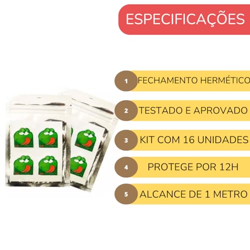 Kit 16 Sai Mosquito Repelente e 16 Compressa Alivio Xô Febre