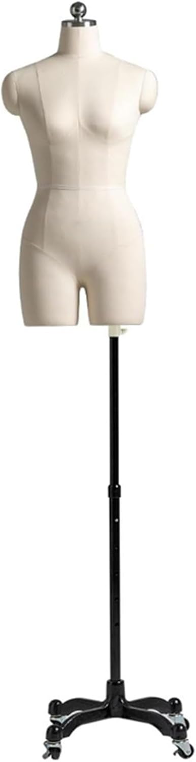 Sewing Mannequin Child, Professional Dress Form Mannequin for Garment Design, Mannequin for Sewing & Draping with Stable 360°Casters(82cm)