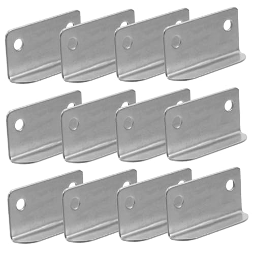 Alipis 20pièces Lot Plaques Verrouillage Tiroir Métal Résistantes Pour Maison Bureau Accessoires Quincaillerie Rangement Placards