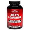 Divine Bounty Acetyl L-Carnitine Capsules 1200mg Per Serving – L Carnitine Supplement 120 Vegetarian Capsules