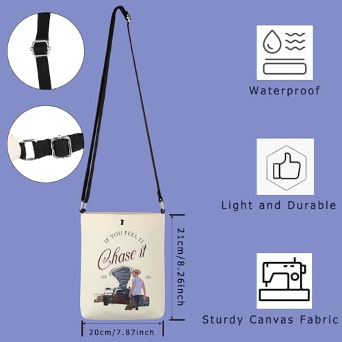 TIIMG If You Feel It Chase It Gift Movie lover Gift Chaser Movie Disaster Film Lover Gift Wind Chaser Crossbody Bag2