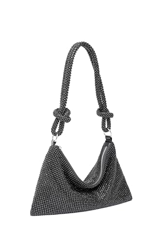 Image of YUWITA Sparkly Rhinestone Purse Evening Bag, Clutch Purses for Women Going Out Dressy Small Handbag