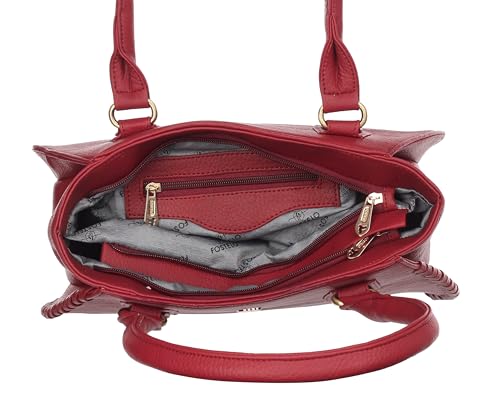 Image of Fostelo Women's Buenos Satchel Tote Handbag for Women | Ladies Purse | Stylish Shoulder Bag | Gift For Women