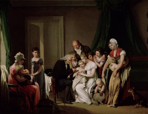 Cuadro en lienzo Louis Leopold Boilly decorativo de 60x90cm